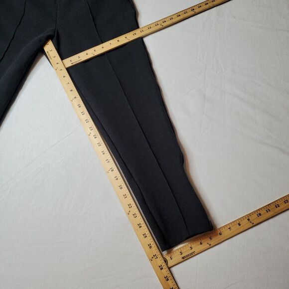 Athleta Womens Size M Venice Heathered Pintuck Pant Mid Rise Gray 631857 - Picture 3 of 8